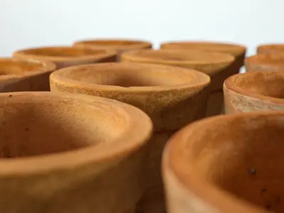 Clay Pot - 3D Scan 4K Low-poly 3D model