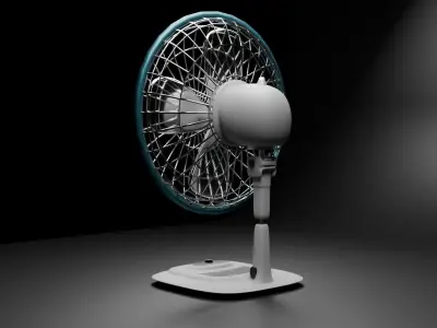 Fan 3d Antique  model  3D model