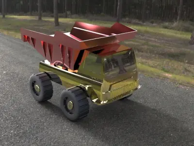 Toy Truck 3D print model get