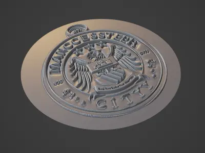 Shakhtar donetsk Football Medallion 3D print model