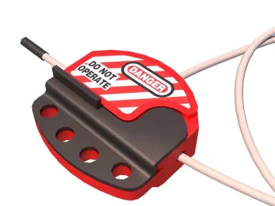 lock for gate valve A Free 3D model