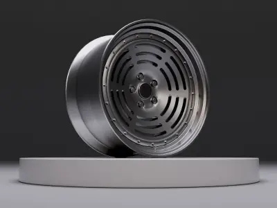 L6G wheel Low-poly 3D model