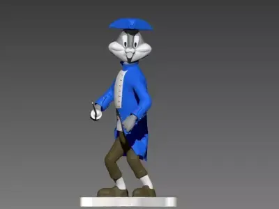 Officer Bugs Bunny Free 3D print model