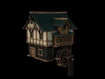 Medieval House 3D model