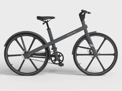 HONIBIKE UNI4 ELECTRIC BIKE Low-poly 3D model