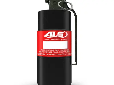 ALSD429 Tactical Blast Stun Grenade 3D model