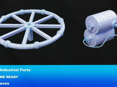 The Industrial pack 2 Free low-poly 3D model