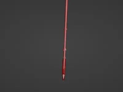 Stylized Lizard Blade PBR Low-Poly game ready Low-poly 3D model