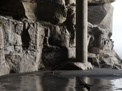 Forgotten Place 3ds max Low-poly 3D model