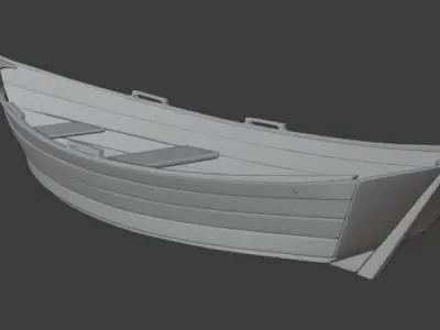 Wooden Boat 3D model from CGTrader - Polygon mesh