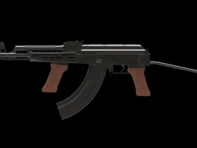 AMD 65 Low Poly  Low-poly 3D model