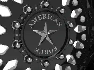 AMERICAN FORCE 6G17 EVO SD WHEEL 3D print model