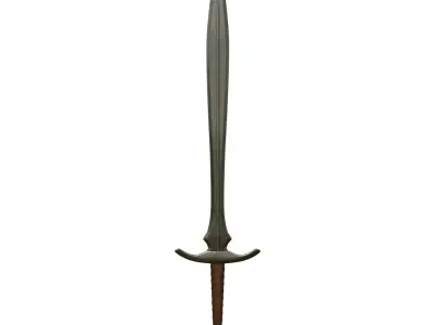 Elven Sword Low-poly 3D model buy