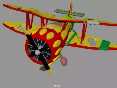 Avion Stuart Little Dos 3D model