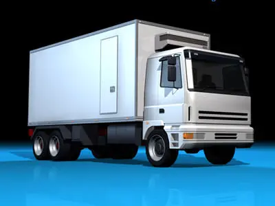 Fridge truck 3D model