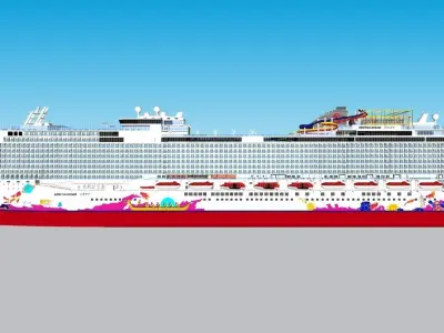 genting dream 3D model
