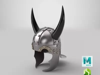 Viking Helmet 03 3D model