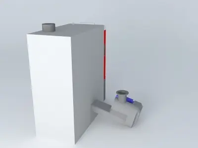 Fröling T4 wood chips boiler, agitator LEFT Free 3D model