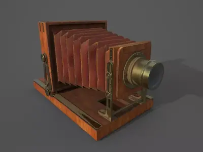 Vintage Camera Old 3D model