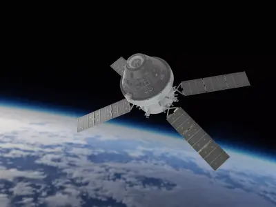 Orion Spacecraft Capsule - Artemis mission PBR TXT inspired 3D model