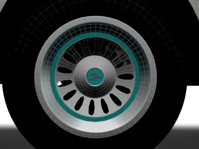 Generic Panel Van 2023 wheel 3D model