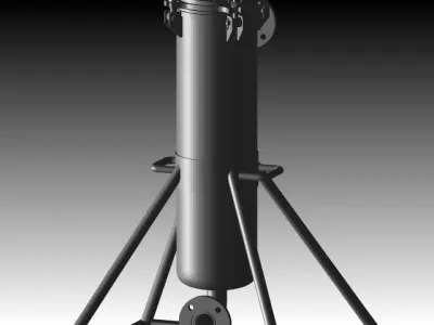 Filter gas turbine Free 3D model