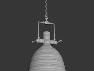 Chandelier Industrial 092  3D model
