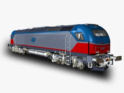 Vossloh Euro 4000 Locomotive 3D model