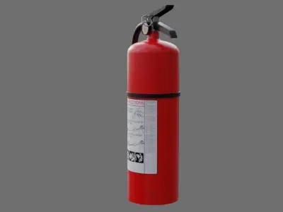 Fire Extinguisher 1A Low-poly 3D model