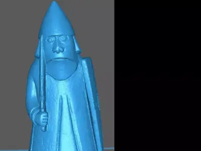Lewis Chess Piece - Rook or Warder 3D print model