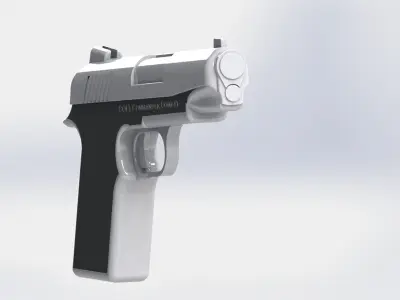 Pistol Colt Combat 3D model