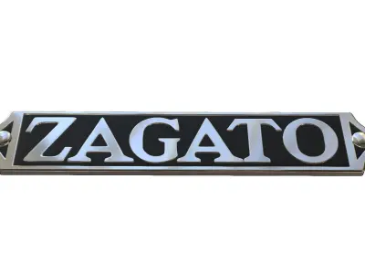 Zagato logo 3D model