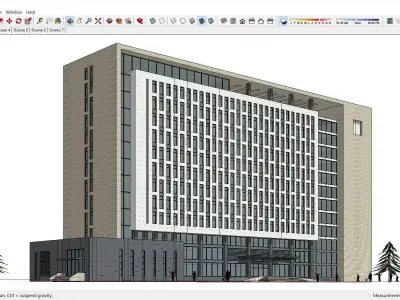 Sketchup Building Z3 3D model