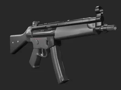 MP-5 MP5 SMG 3D model