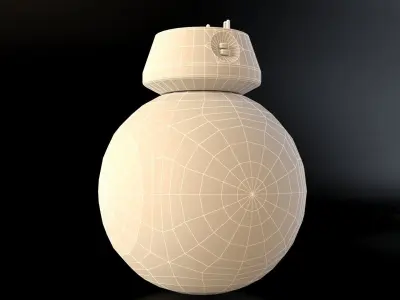 Droid 88e9 from Star Wars Free low-poly 3D model