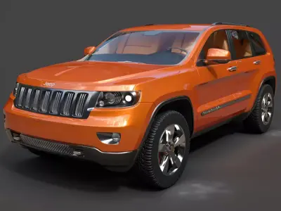 Jeep Grand Cherokee Laredo Limited - Hyper-Detailed SUV Asset 3D model