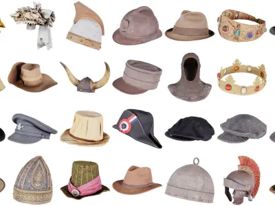 280 Cosplay Fantasy Military Historic Clothing Superbundle 3D Model Pack