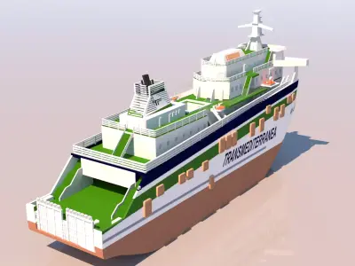 Ship 3d model 3D model