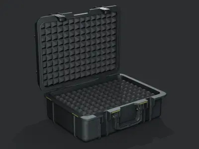 plastic case pelican Low-poly 3D model