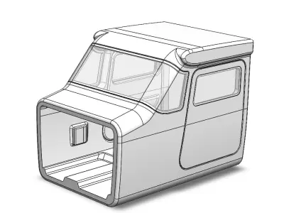 cessna 172 one to one model body 3D model