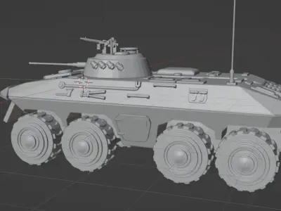 SpPz Luchs Scout Tank SpaehPanzer 3D print model