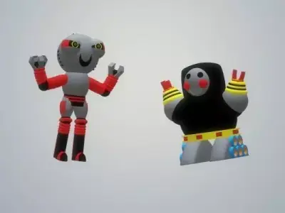 Mad Robots 3D print model