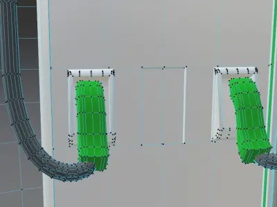 Low Poly Vehicle Charging Port 3D model