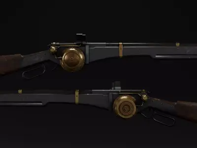 Mumei Steam gun 3D model