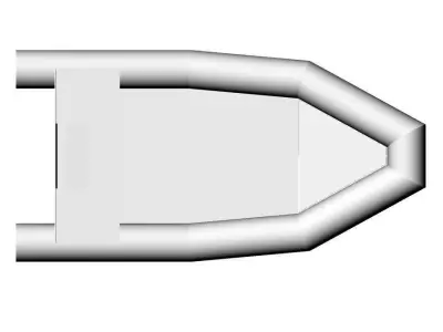 PEHD dinghy 3D model