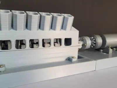 12 cylinder engine Free 3D print model