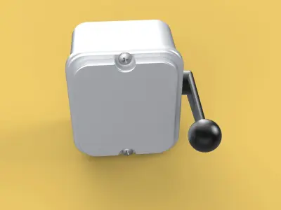 CAM STARTER HANDLE LEVER COS CHANGE OVER SWITCH OHM TOGGLE KNOB 3D model