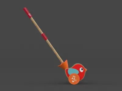 Baby Walking Bird 3D model