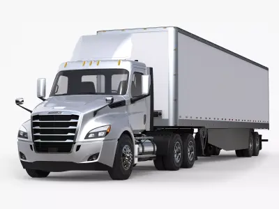 Freightliner Cascadia Day Cab 2017 - Present 3D model