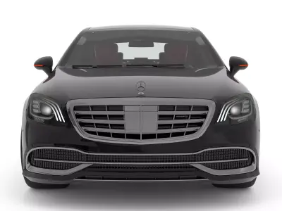 Mercedes Benz s650 Maybach with Interior 3D model